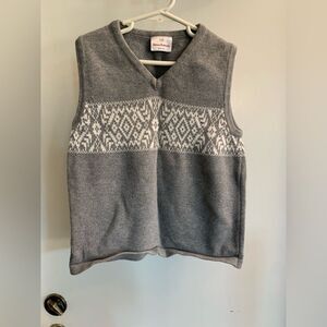 Hanna Andersson Boys Grey Sweater Vest Size 130 (US 8)